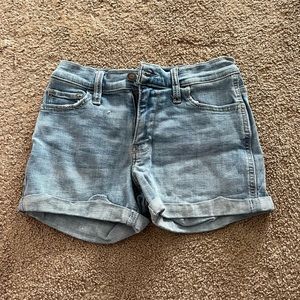 Holster Light Wash Jean Shorts, W24 Size 0